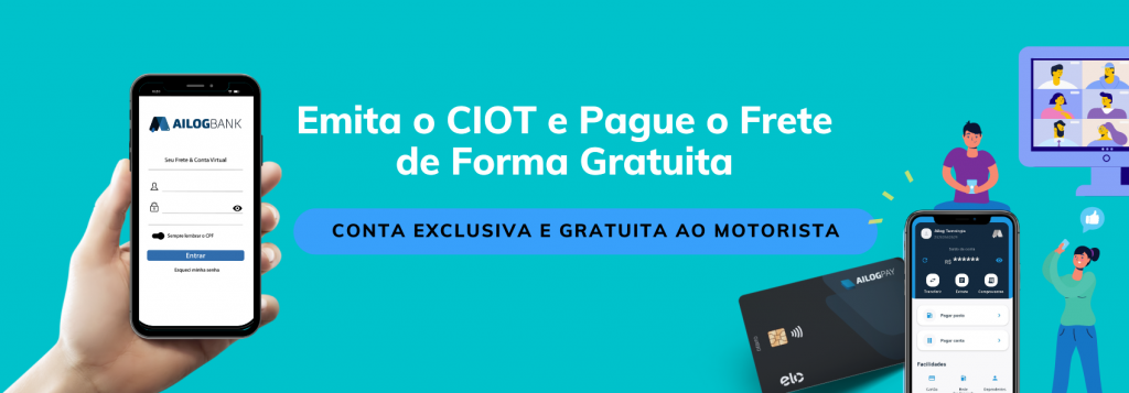 CIOT e Conta Digital, tudo para facilitar o pagamento do Frete.