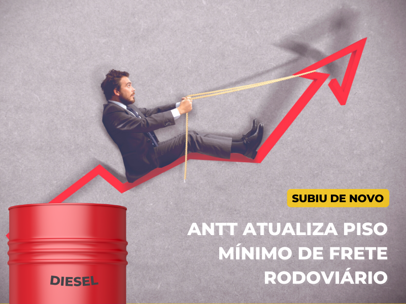 ANTT atualiza piso mínimo de frete rodoviário em 22/08