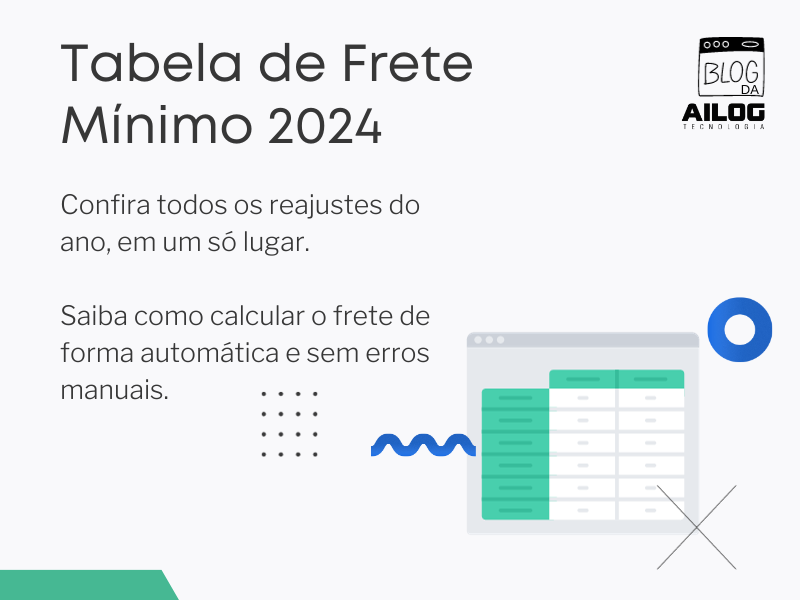 Fique ligado nas atualizações da tabela de frete mínimo 2024.