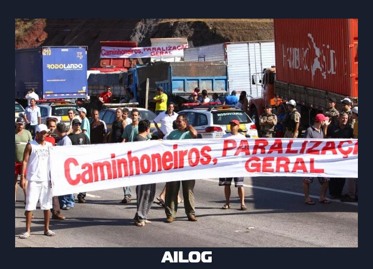 Caminhoneiros já iniciam movimento de paralisação em SP e RJ nessa segunda feira (10/12)