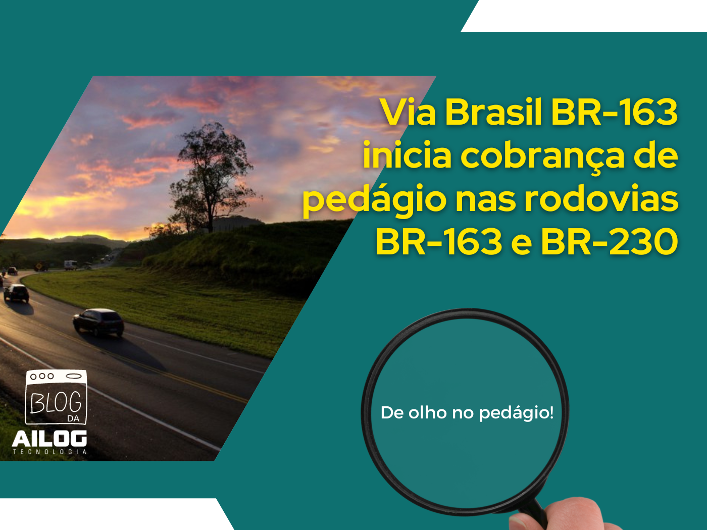 A Via Brasil BR-163, concessionária responsável pela gestão das rodovias BR-163 e BR-230 entre Sinop (MT) e Miritituba (PA), a iniciar, às 0h de 13 de fevereiro, a cobrança de pedágio nas praças de pedágio localizadas em Cláudia (MT) e Guarantã do Norte (MT).