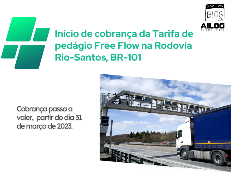 Passa a valer, a partir de 31 de março a cobrança do pedágio Free Flow na rodovia Rio-Santos, da BR-101.