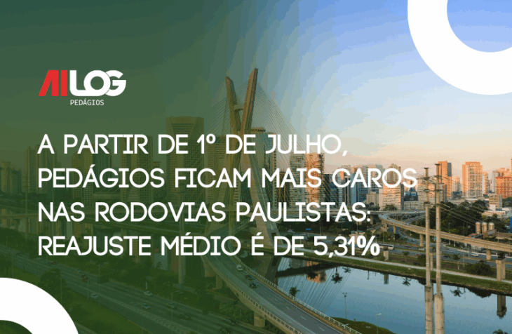 A partir de 1º de julho, pedágios ficam mais caros nas rodovias paulistas: reajuste médio é de 5,31%